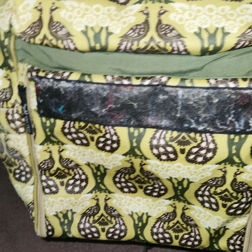 Petunia Pickle Bottom Yellow and Brown Baby Bag
